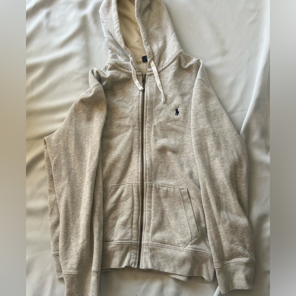 Polo Zip Up Hoodie